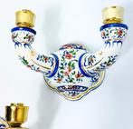 Wandkandelaar - Keramiek, Messing, Antiek en Kunst, Curiosa en Brocante