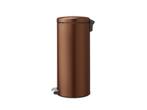 Brabantia NewIcon Prullenbak - 30 liter - Warm Bronze - Luxe, Verzenden, Zo goed als nieuw