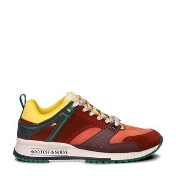 Scotch & Soda Vivex lage sneakers voor heren in het Bruin beschikbaar voor biedingen