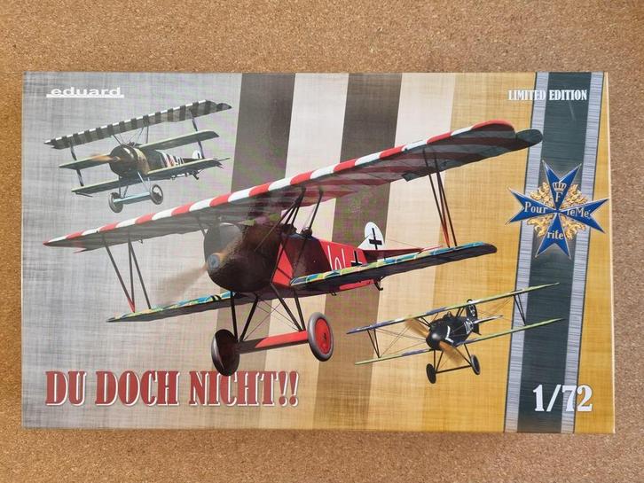 Eduard 2135 Du doch nicht!! (Albatros D.V, Fokker Dr. I and, Hobby en Vrije tijd, Modelbouw | Vliegtuigen en Helikopters, Verzenden
