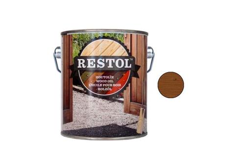 Restol Restol houtolie mat 2,5 liter, bruin, Doe-het-zelf en Verbouw, Verf, Beits en Lak, Nieuw, Verzenden