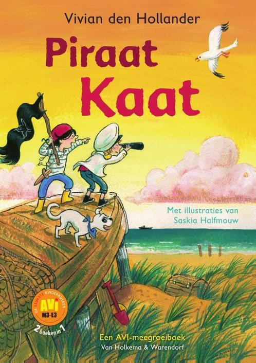 Piraat Kaat / Piraat Kaat 9789000371310 Vivian den Hollander, Boeken, Kinderboeken | Jeugd | onder 10 jaar, Gelezen, Verzenden