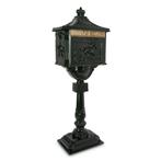 Vrijstaande klassieke brievenbus groen Brievenbussen, Tuin en Terras, Brievenbussen, Verzenden, Nieuw