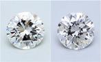 2 pcs Diamant (Natuurlijk) - 2.02 ct - Rond - F - VS2 -, Nieuw