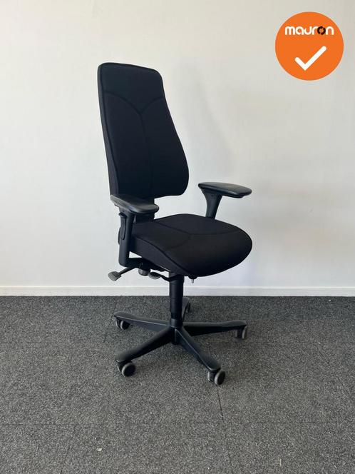 Kinnarps 6000  Bureaustoel - extra hoge rug - zwarte stoffer, Zakelijke goederen, Kantoor en Winkelinrichting | Kantoormeubilair en Inrichting