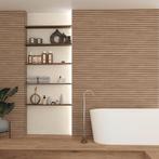 Keramisch parket tegel 30x90 beigegrijs houtlook laminaat, Ophalen, Nieuw, 10 m² of meer, Wandtegels