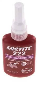 Loctite 222 Paars 50 ml Draadlock, Verzenden, Nieuw