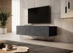 Meubella TV-Meubel Calabas grijs 150 cm hangend, Huis en Inrichting, Kasten | Televisiemeubels, Overige materialen, 100 tot 150 cm