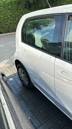 UP Deur portier rechts achter wit LB9A, Auto-onderdelen, Carrosserie en Plaatwerk, Verzenden