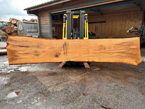 Eiken boomstambladen | Boomstam tafel | massief eik, Doe-het-zelf en Verbouw, Hout en Planken, Eiken, 300 cm of meer, 50 mm of meer