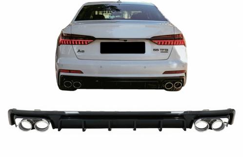 Diffusor Audi A6 S-Line C8 Zwart incl. sierstukken Zwart, Auto-onderdelen, Carrosserie en Plaatwerk, Ophalen of Verzenden