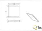 REALITY CAMILLUS - Plafondlamp - Zwart mat - incl. 1x SMD, Verzenden, Nieuw