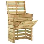 vidaXL Tuincompostbak gelat 80x50x100 cm geïmpregneerd, Verzenden, Nieuw