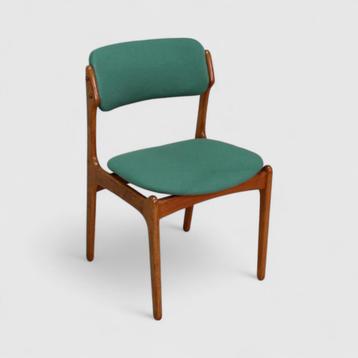 8x Vintage design eetkamerstoelen, Erik Buch beschikbaar voor biedingen