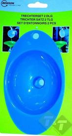 Trechterset - 2 Stuks - Blauw - 85mm X 100mm - Trechter - Be, Ophalen of Verzenden