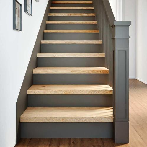 vidaXL Traptreden 2 st 80x30x2 cm onbehandeld massief, Doe-het-zelf en Verbouw, Ladders en Trappen, Nieuw, Verzenden