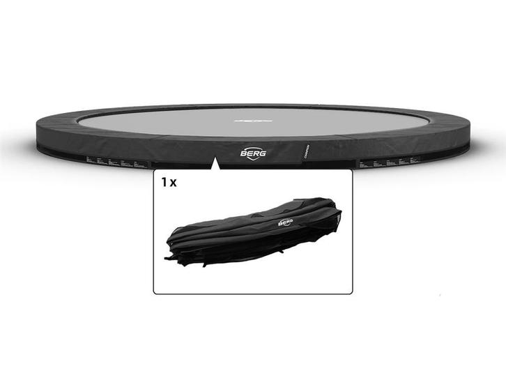 Trampoline Rand Berg Champion inground 427-430 cm Grijs, Kinderen en Baby's, Speelgoed | Buiten | Trampolines, Nieuw, Ophalen of Verzenden