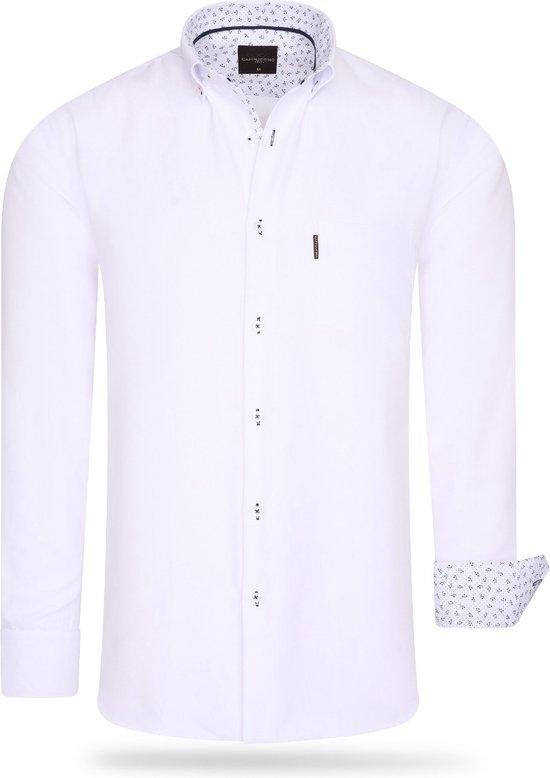 2dekans | Cappuccino Italia Heren Overhemd – Regular Fit –, Kleding | Heren, Overhemden, Wit, Zo goed als nieuw, Ophalen of Verzenden