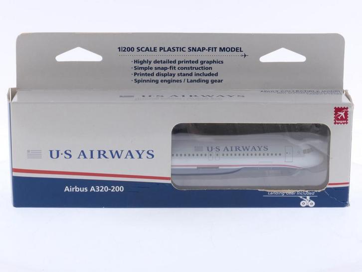Schaal 1:200 Hogan Wings 3343G Airbus A320-200 U.S Airway..., Hobby en Vrije tijd, Modelbouw | Vliegtuigen en Helikopters, Nieuw