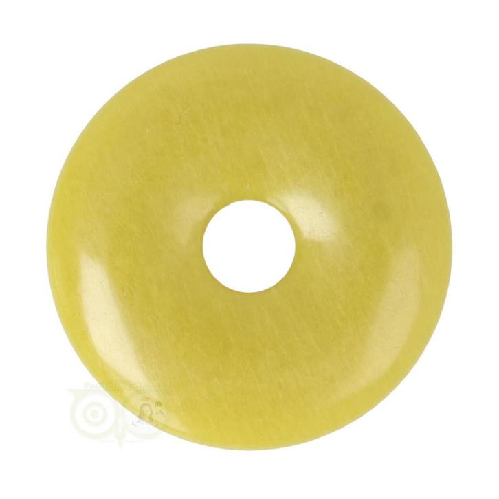 Lizardiet ( Noorse Jade ) Donut hanger Nr 7 - Ø 4 cm, Sieraden, Tassen en Uiterlijk, Edelstenen, Nieuw, Verzenden