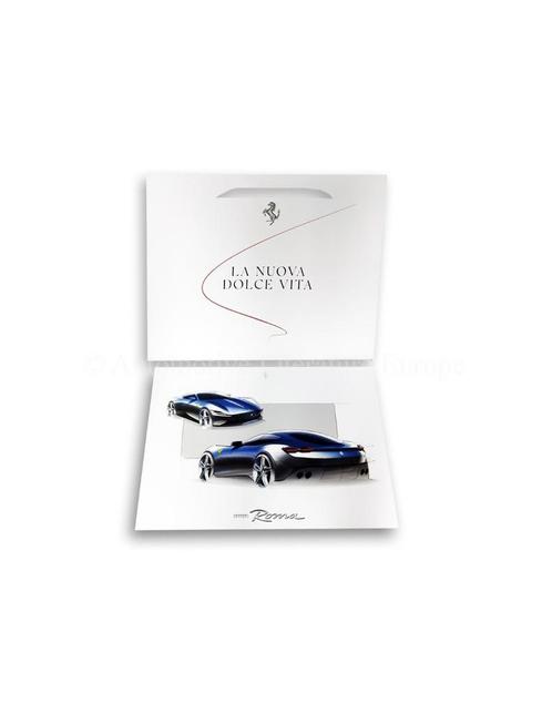 2020 FERRARI ROMA LITHOGRAFIE, Boeken, Auto's | Folders en Tijdschriften, Ferrari