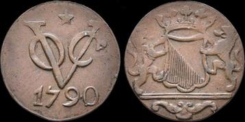 Netherlands Utrecht Voc copper duit 1790 koper beschikbaar voor biedingen