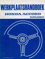 1982 Honda Accord Werkplaatshandboek Supplement, Auto diversen, Handleidingen en Instructieboekjes, Verzenden
