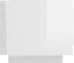 vidaXL-Salontafel-102x50x45-cm-bewerkt-hout-hoogglans-wit, Zo goed als nieuw, Verzenden