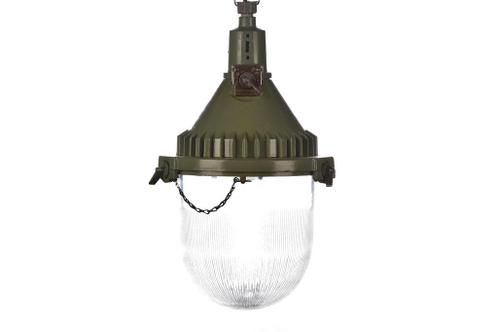 ik ontbijt misdrijf Uitgang ≥ Grote groene industriele lamp | Vintage oude hanglamp — Lampen |  Hanglampen — Marktplaats