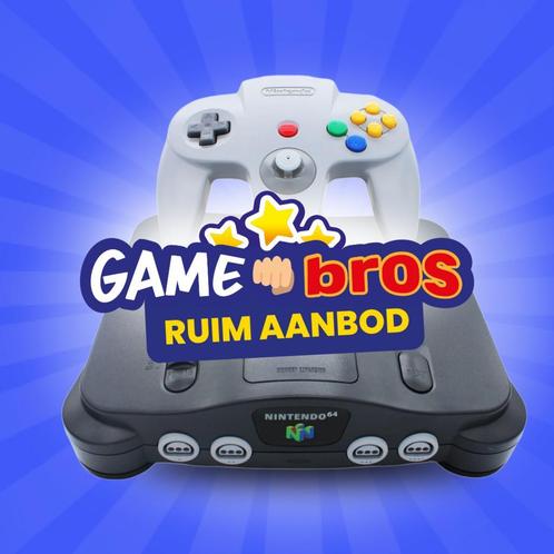 Gamebros.nl - Ruim assortiment in N64 games en consoles!, Spelcomputers en Games, Games | Nintendo 64, Nieuw