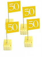 Vlagprikkers 50 Jaar Goud 50st, Verzenden, Nieuw