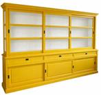 Buffetkast geel Sneek 300cm soft, Ophalen of Verzenden, Nieuw