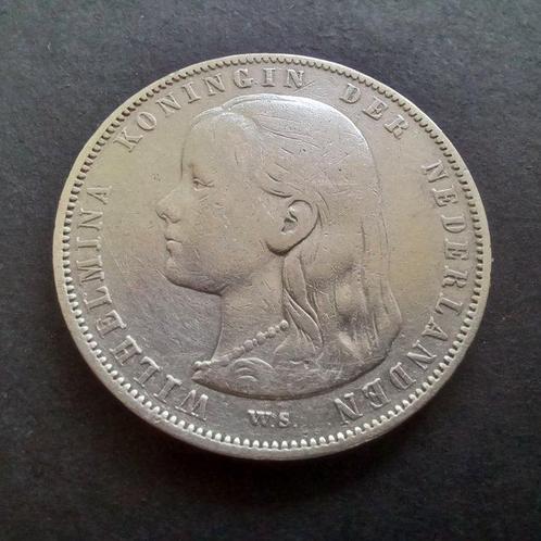 Nederland. Wilhelmina. 1 Gulden 1892 (Zonder Minimumprijs), Postzegels en Munten, Munten | Nederland