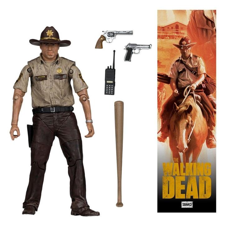 The Walking Dead  Action Figure Rick Grimes (Season 1) 15 cm, Verzamelen, Film en Tv, Nieuw, Ophalen of Verzenden