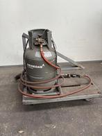 Gasbrander set met propaanfles en kar, Ophalen, Gebruikt