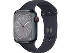 Apple Watch Series 8, 45mm, GPS + Cellular, aluminium,, Verzenden, Zo goed als nieuw