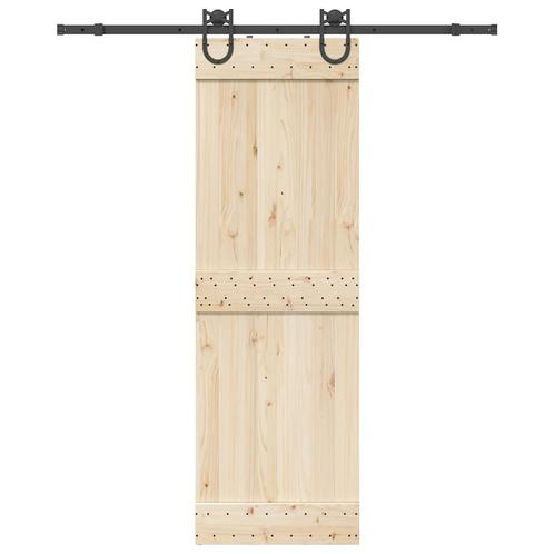 vidaXL Doos met onderdelen voor schuifdeur 183 cm staal, Doe-het-zelf en Verbouw, IJzerwaren en Bevestigingsmiddelen, Nieuw, Verzenden