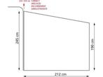 Eurotrail Bergen - 440 cm - inclusief stokken, Verzenden, Zo goed als nieuw