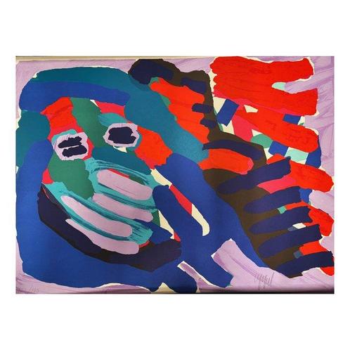 Karel Appel (1921-2006) - Another Blue Head Again, Antiek en Kunst, Antiek | Overige Antiek