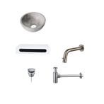 Sani Royal Tundra Grey Marmer Fonteinkom met Solid, Tuin en Terras, Waterpartijen en Fonteinen, Nieuw