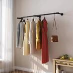 Wandmontage Kledingrek Industrieel – 180 cm Buis met Haken, Kleding | Dames, Verzenden, Nieuw