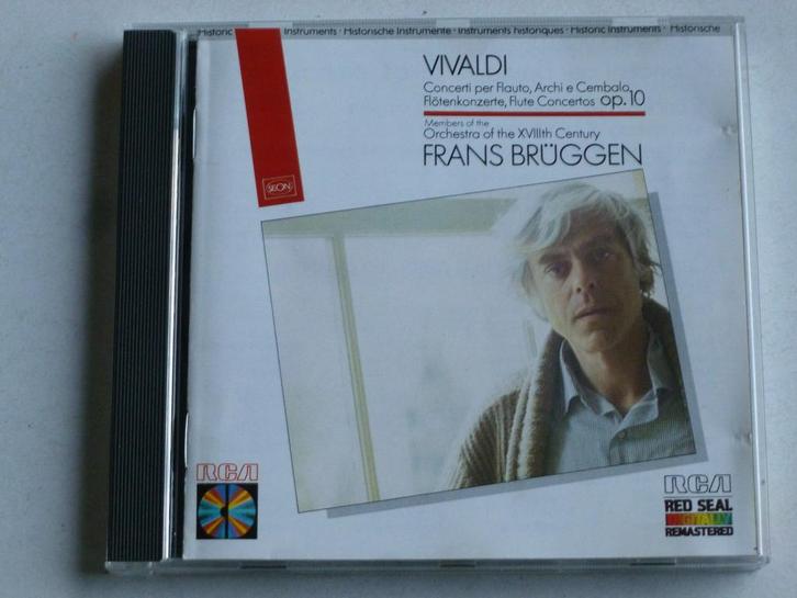 Vivaldi - Concerti per Flauto, Archi e Cembalo / Frans Brügg, Cd's en Dvd's, Cd's | Klassiek, Zo goed als nieuw, Verzenden