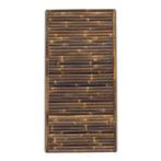 Bamboe schutting Stripe - 90 x 180 cm - Donker - Horizontale, Verzenden, Nieuw