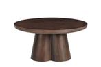 Ronde Salontafel Brix Clubs – Walnoot | 80 cm, Huis en Inrichting, Tafels | Salontafels, Ophalen, Nieuw