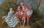 After Nicolas Lancret (1690 - 1743), Naar - Les Deux Amis