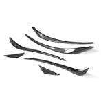 Carbon voorbumper splitter W117 CLA, Verzenden