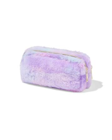 HEMA Etui dubbele rits 20cm fluffy beschikbaar voor biedingen