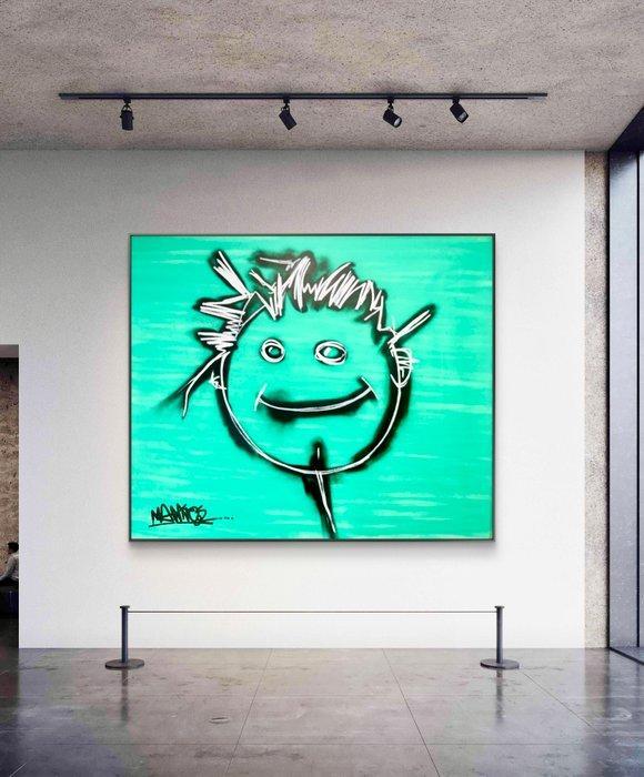Manitos Filip Makowiak - Happy (XXL), Antiek en Kunst, Kunst | Schilderijen | Modern