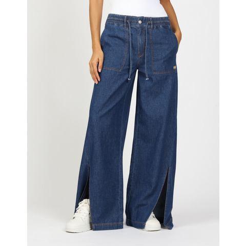 GANG Wijde jeans 94PAIGE WIDE met ingezette zijstrip, Kleding | Dames, Spijkerbroeken en Jeans, Nieuw, Verzenden