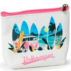 Ritsportemonnee - Volkswagen VW Busje T1 - Beach - Wit/Roze, Ophalen of Verzenden, Nieuw